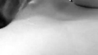 Classic Cute Teen Yulia Black Lingerie Finger and Dildo Masturbation