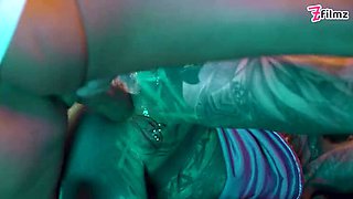 BWC Guard Pumps Tattoo Slut's Anal After Catching Her Fingerfucking Her Pussy