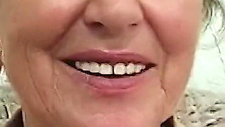 Granny Maria Fingers Her Old Cleft