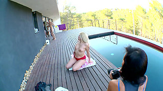 venus lova and kevin white pink pussy fucked at the pool