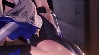 Eula Lawrence Gives Aether an Amazing Blowjob Like a Pornstar in Public Genshin Impact Porn Dragk