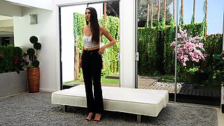 Amateur Brunette Suck Big Cock POV