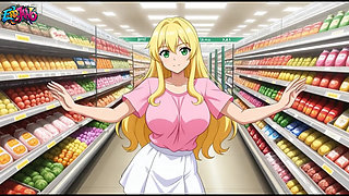 Supermarket Girl Falls in Love with Her Boss Anime Romance