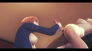 Jujutsu Kaisen Hentai - Nobara Handjob and 69 with Futanari - Japanese Asian Manga Anime Film Game Porn