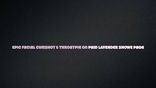 Lavender Snowe Extreme Facefuck & Huge Throatpie Cumshot - Goth Girl Deepthroat Sloppy Blowjob