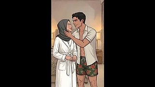 Asian MILF Wife Cuckold Story - She Craves a Muscular Boyfriend with a Big Dick
