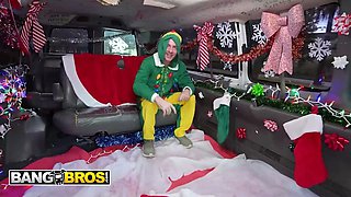 Bangbros - holiday cash has jessica aaren juggling her boobie for Tony Rubino’s sticky nail bus complete