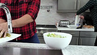 Daughter Swap-Thanksgiving Day With A Friend's Daughter