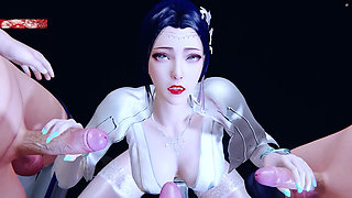Pixel Enchantress: Virtual Curvy Goddess - 3D Animation Hentai