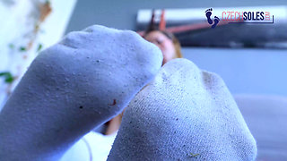 Double College Girls Foot and Sock Domination POV