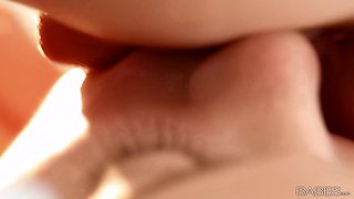 Lewd bimbos lesbian emotional X-rated scene