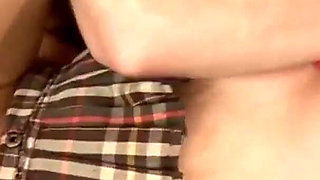 Viktoria is surprised as she masturbates and gets fucked in the anus even with toys