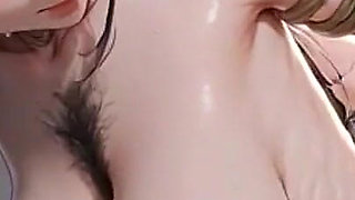 Thin Tattooed No Skinny Hairy Pussy Slave - Begging for Hard Pounding