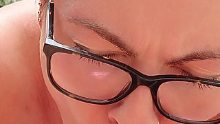 She Couldn't Resist Him by the Pool - Real Couple POV Blowjob