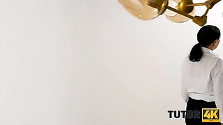 Tutor4k. mature tutor thinks it's nicer to bang than train hopeless student