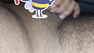 8 Months Pregnant Sana Blowjob in lingerie with pink Bra