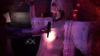 Extreme punishment and pleasure for skinny lesbian slave