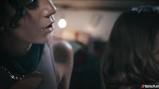 Oiled hardcore orgy fuck with slutty Anna Claire Clouds and Roxie Sinner