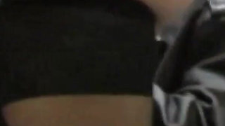 Masked Brunette Hardly Fucked in the Videostore