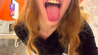 Part One a Young Slut in a Public Bucket