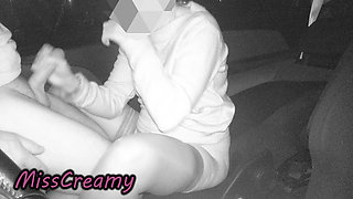 French Teacher Dogging Public Blowjob Hard Fuck School Parking Almost Caught - Misscreamy