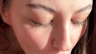 Young Step Mom Cheating Husband with Stepson but Condom Broke and He Accidently Creampie Her Pussy!