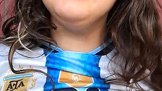 Argentinean Slut Giving the Sloppiest Tittyjob While Talking Pure Filth About Your Wife