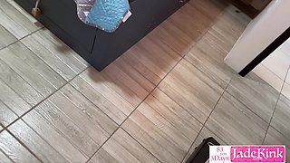 Big ass slut ass spanking and rough fuck