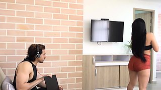 Big Ass Latina Sister Rims step bro's Ass and gets Fucked