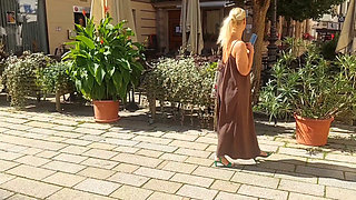 Beautiful Blonde Amateur Wife Enjoys Sex After a Walk