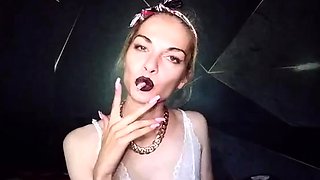 Mistress Marlena - Strong Smoking Cigarette