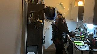 Kitchen Fisting Frenzy - Mature Sluts Stretched Wide Open