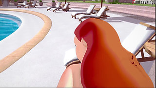 Jessica Rabbit get fucked in a pool