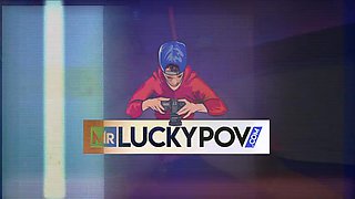 Brace Face Brunette Not As Innocent As She Looks ft. Tiana Blow by Mr Lucky POV: Porn