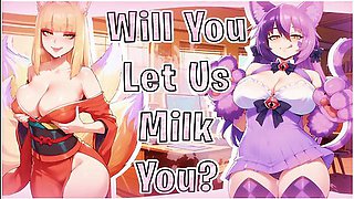 [ff4m] For Your Job Interview, Two Hot Monster Girls Milk You To Ensure Quality [lewd Asmr Preview]