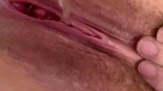 Fingering My Hairy Pussy While Pissing