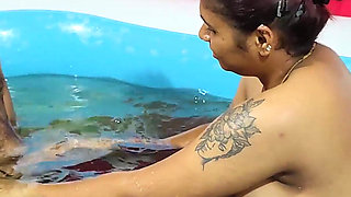 Girl Doing Hot Romance with Boy in Pool Full Nude Romance