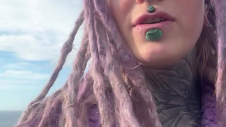 ALT TATTOO Couple perverse adventures outdoors on road trip