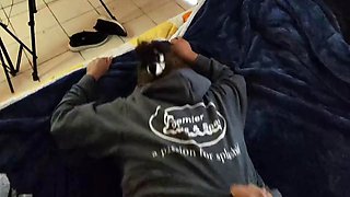 MooDBO Begs for Quick Hardcore Lesbian Gym Fuck With Mature Cougars