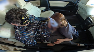 A Married Woman Gets Aroused by Her Husband and Has Car Sex