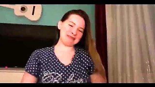 Embarrassed Amateur Couple First Home Video - Blowjob & Doggystyle with Big Ass Teen