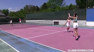 Outdoor Lesbian Threesome: Chrissy Fox, Antonia Sainz & Ana Rose