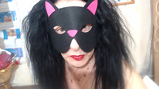 Seamless Pantyhose with Cucumber Ass Pussy