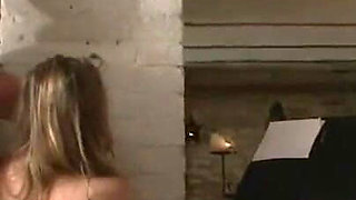 Dominating humiliating hand in pussy threesome