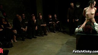 Bondage and Double Penetration Public