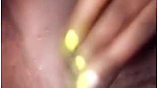 Horny Ebony Plays With Pussy & Squirts Durung Quarantine Stay At Home Order