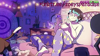 Sex with a chubby girl in her room