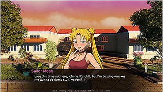Sailor Moob Gameplay - Sailor Moon, Car Toon And Sora Aoi