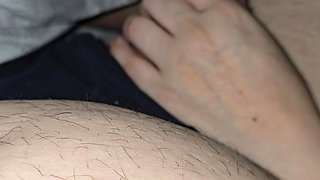 Step mom watches step daughter jerk off her boyfriend big cock