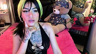 Amateur Webcam Teen Flashes Masturbates